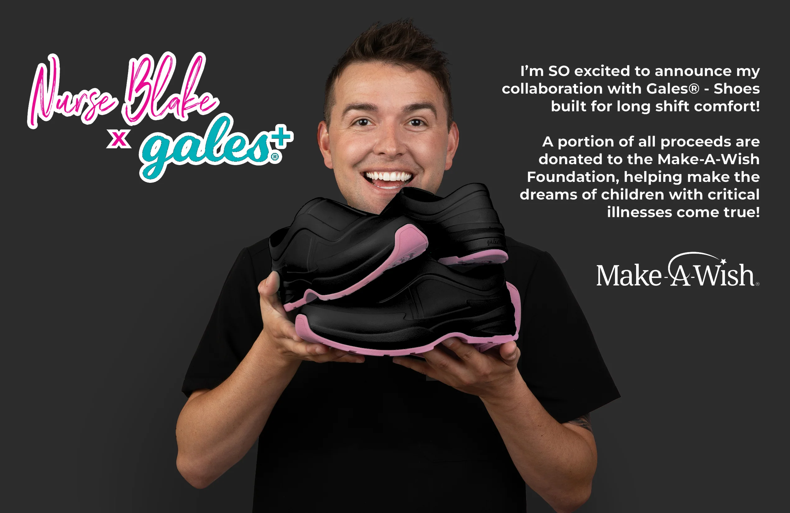 Gales Pro Line - Nurse Blake - Black/Pink - Image 8